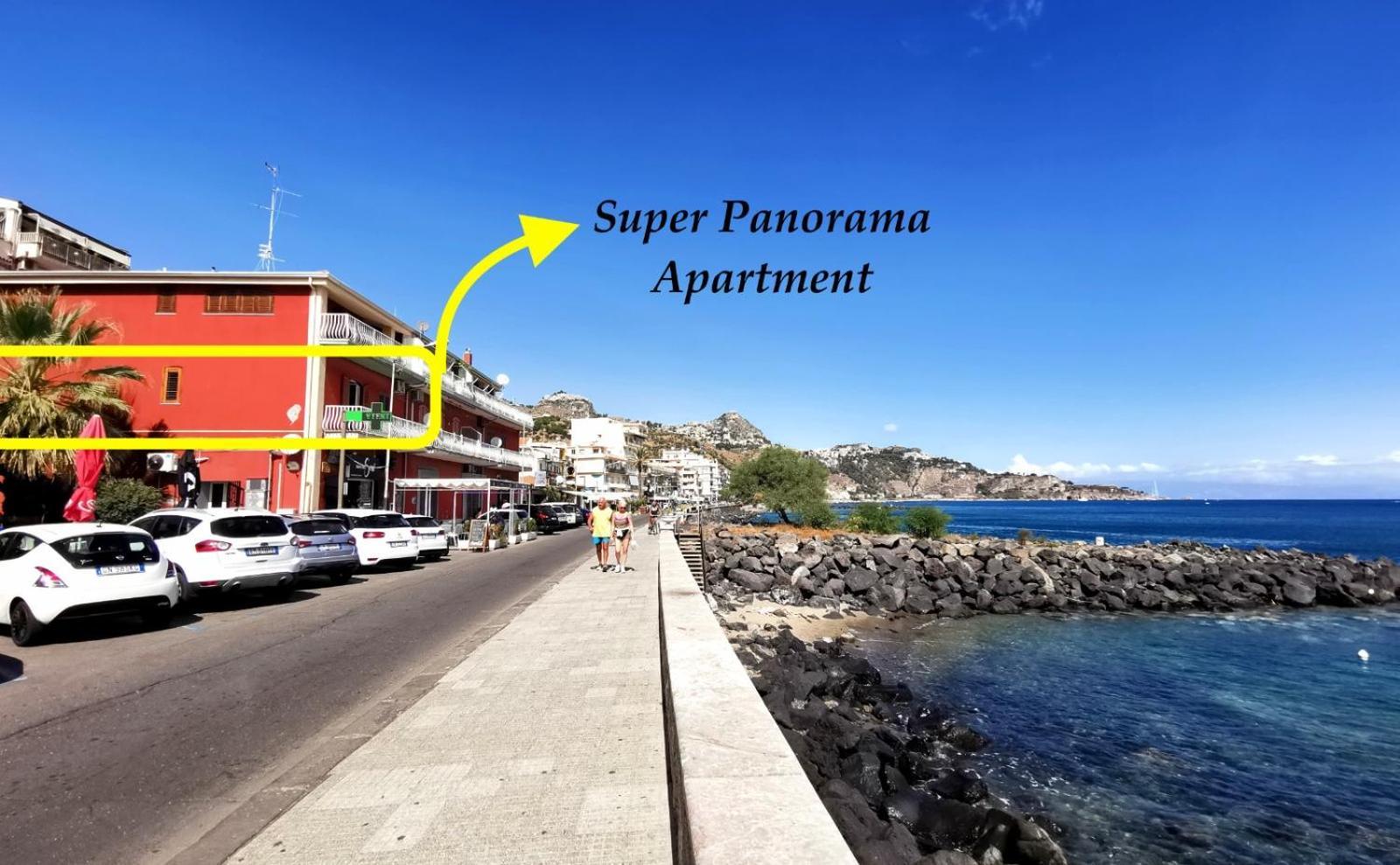 Super Panorama & Astonishing Apartment Seaview Giardini Naxos Exterior photo